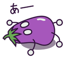 A Lazy Eggplant sticker #2637840