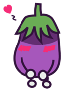 A Lazy Eggplant sticker #2637841