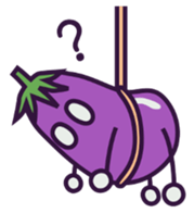 A Lazy Eggplant sticker #2637842