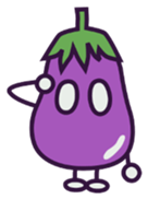 A Lazy Eggplant sticker #2637845