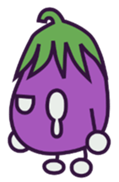 A Lazy Eggplant sticker #2637846