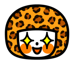 Pattern girl sticker #2637865