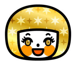 Pattern girl sticker #2637883