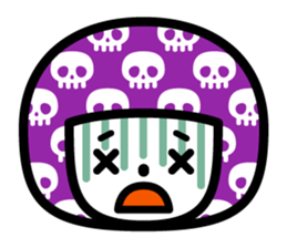 Pattern girl sticker #2637896