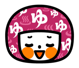 Pattern girl sticker #2637897