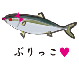 Cultured yellowtail sticker #2638305