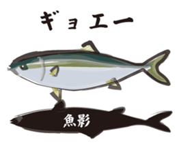 Cultured yellowtail sticker #2638312