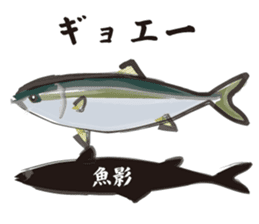 Cultured yellowtail sticker #2638312