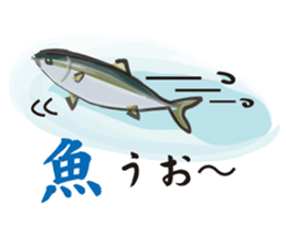 Cultured yellowtail sticker #2638314