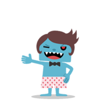 Vampire loves strawberries sticker #2640390