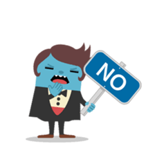 Vampire loves strawberries sticker #2640406