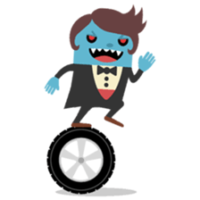 Vampire loves strawberries sticker #2640415