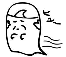 Ghost grandfather sticker #2640800