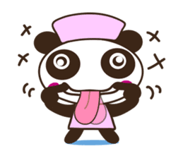 Nurse panda sticker #2640840