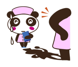 Nurse panda sticker #2640849