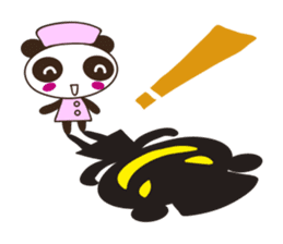 Nurse panda sticker #2640864