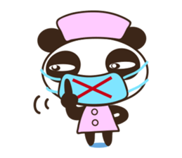 Nurse panda sticker #2640867