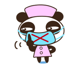 Nurse panda sticker #2640867