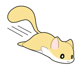 flying squirrel sticker sticker #2641330