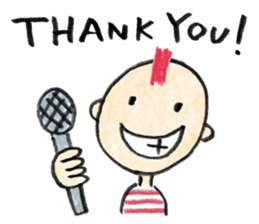 Mohican Boy Sticker sticker #2642235