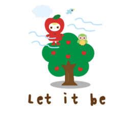 Apple Leena the Forest Fairy (English) sticker #2642634