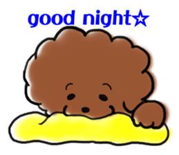 toypoodle afro dog sticker #2642703