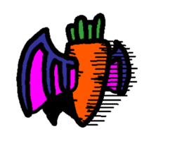 THE CARROT DRAGON sticker #2642975