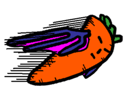 THE CARROT DRAGON sticker #2642991