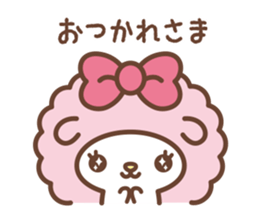 FUWAMOCO HITSUJI-CHAN sticker #2643019