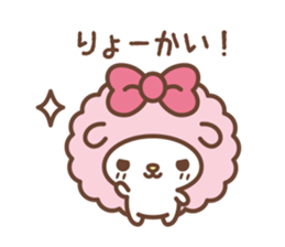 FUWAMOCO HITSUJI-CHAN sticker #2643023