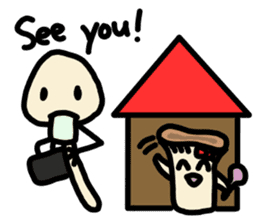 Mushroom Paradise sticker #2643500