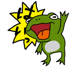 Oh, a frog2 sticker #2643555