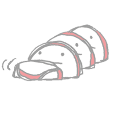 Every day of boiled fish paste sticker #2643830