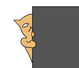 Cynical Cat sticker #2643918