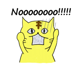 Cynical Cat sticker #2643922