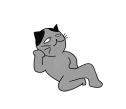 Cynical Cat sticker #2643925