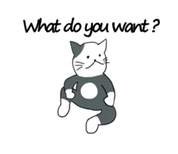 Cynical Cat sticker #2643928