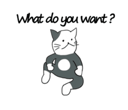 Cynical Cat sticker #2643928