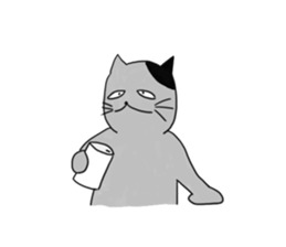 Cynical Cat sticker #2643932