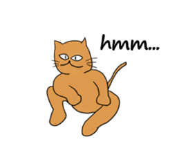 Cynical Cat sticker #2643937