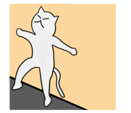 Cynical Cat sticker #2643945