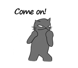 Cynical Cat sticker #2643952