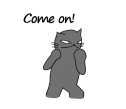 Cynical Cat sticker #2643952