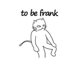 Cynical Cat sticker #2643954