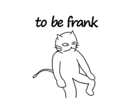 Cynical Cat sticker #2643954