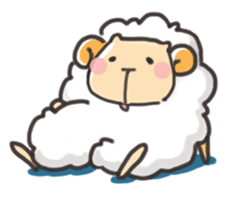 Daily of "kawaii" sheep of japan sticker #2643995