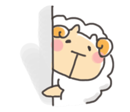 Daily of "kawaii" sheep of japan sticker #2643996
