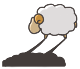 Daily of "kawaii" sheep of japan sticker #2644000