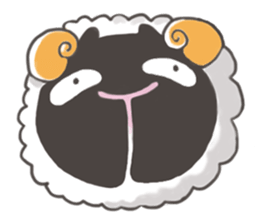 Daily of "kawaii" sheep of japan sticker #2644001