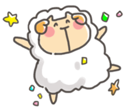Daily of "kawaii" sheep of japan sticker #2644002